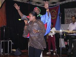 Festival Eritrea Holland 2005 - artist and Anghesom